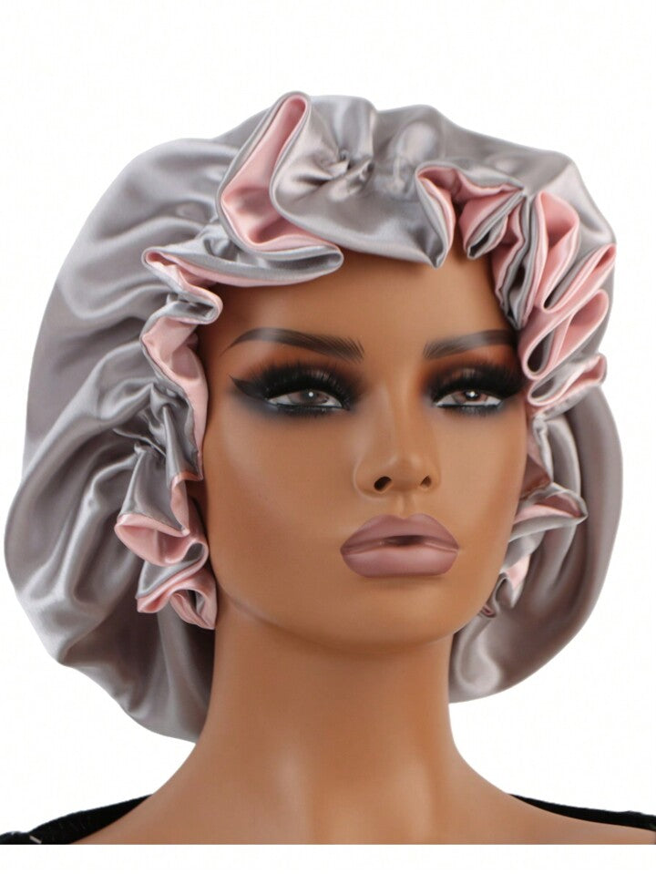 SUMMER BASICS TWILIGHT MIST RUFFLE BONNET