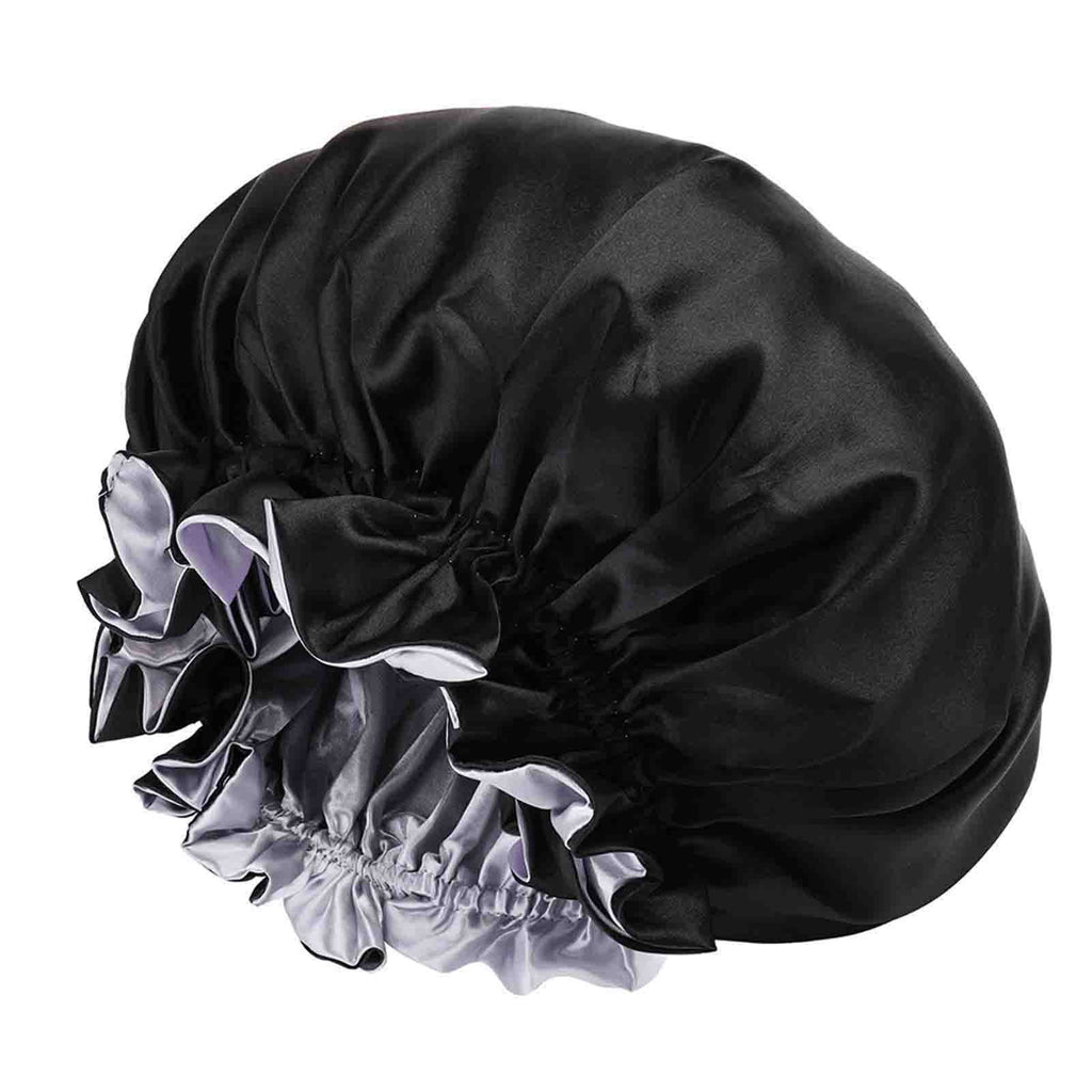 AUTUMN BASICS MIDNIGHT MIST RUFFLE BONNET