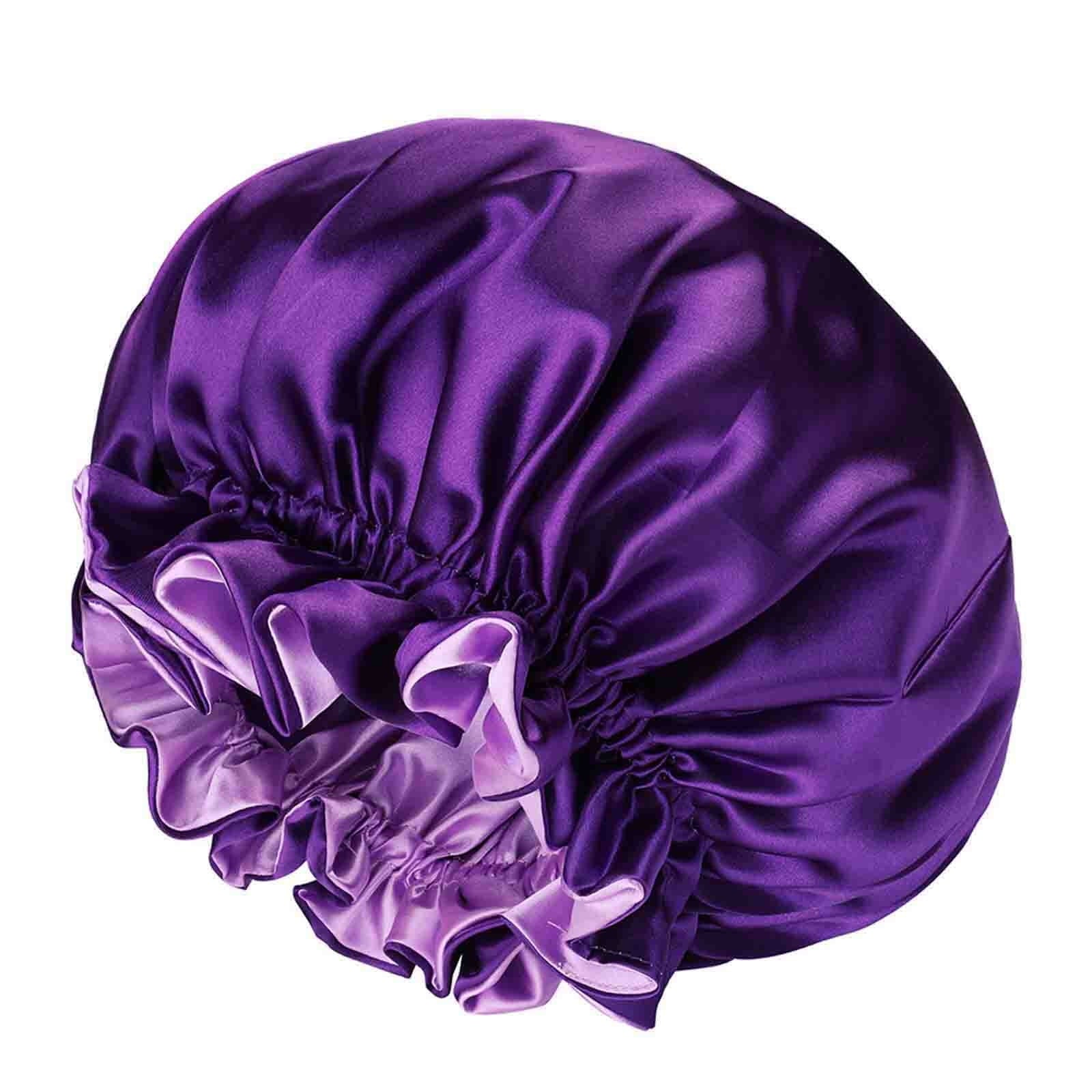 AUTUMN BASICS TWILIGHT LILAC RUFFLE BONNET